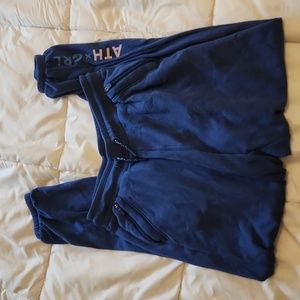 Navy Athleta girl joggers girls large/12